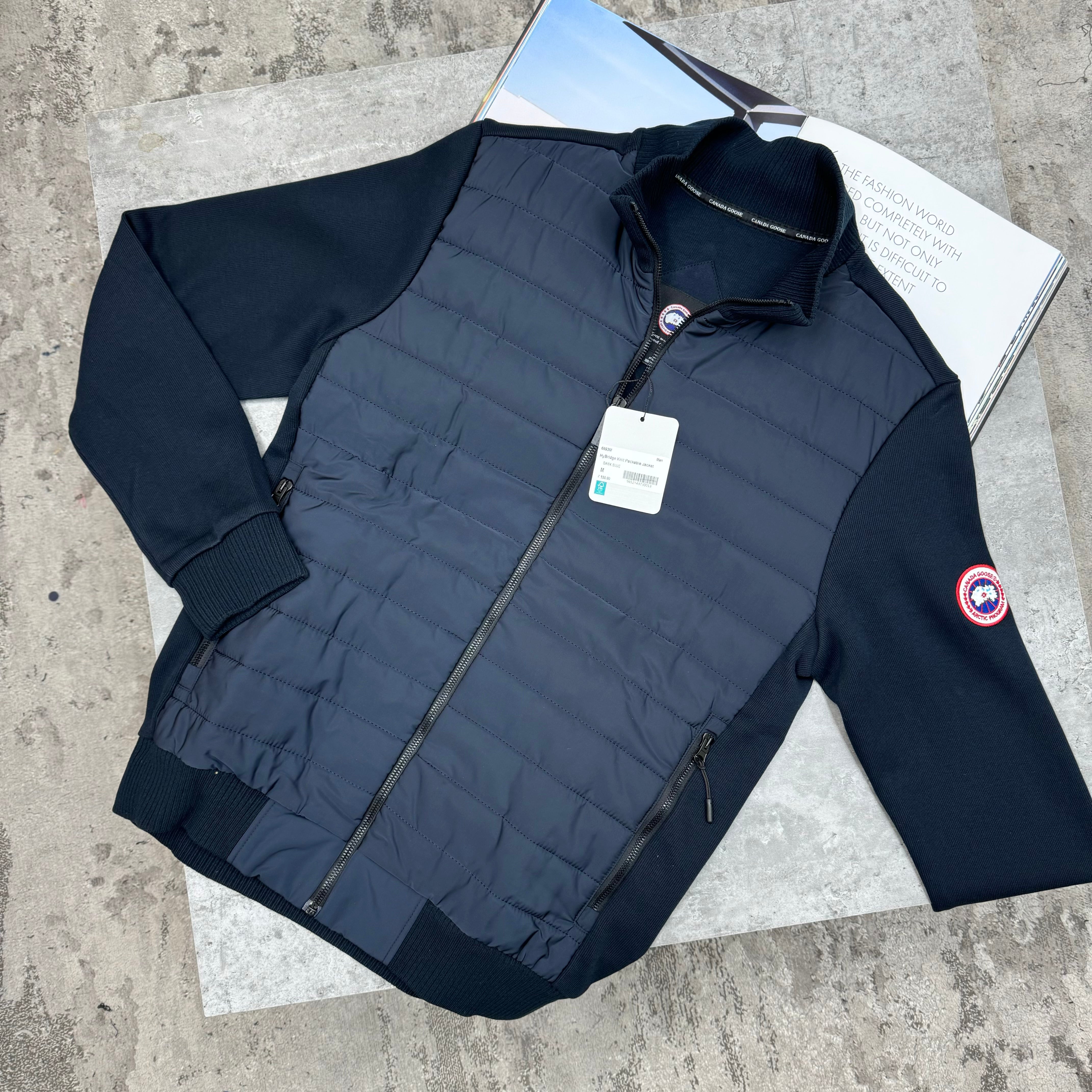 CG - HYBRIDGE JACKET - NAVY