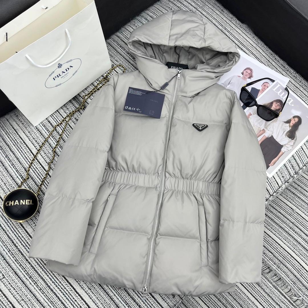 (PRE-ORDER) PRADA - WOMENS COAT - GREY