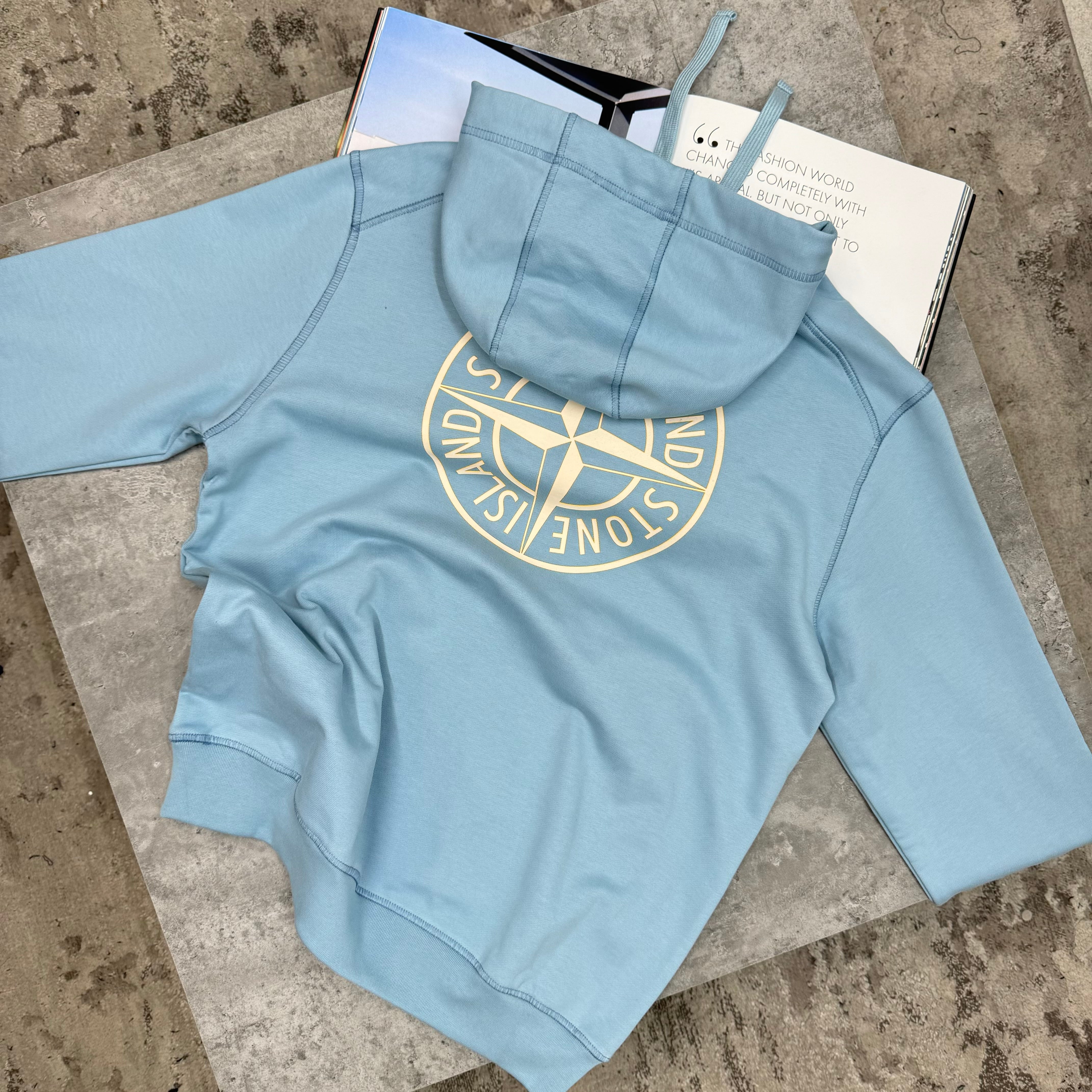 SI - BACK LOGO HOODIE - SKY BLUE