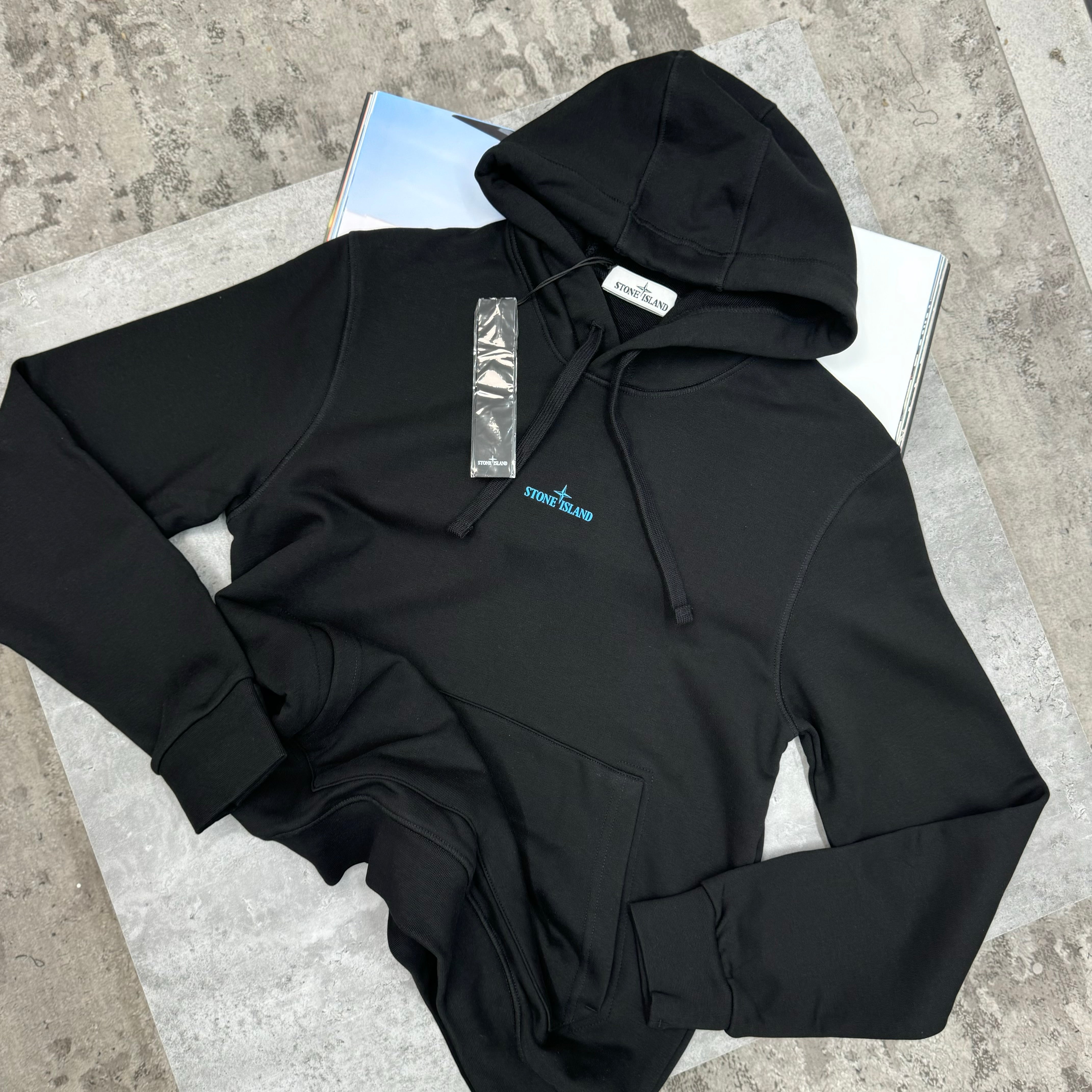 SI - BACK LOGO HOODIE - BLACK