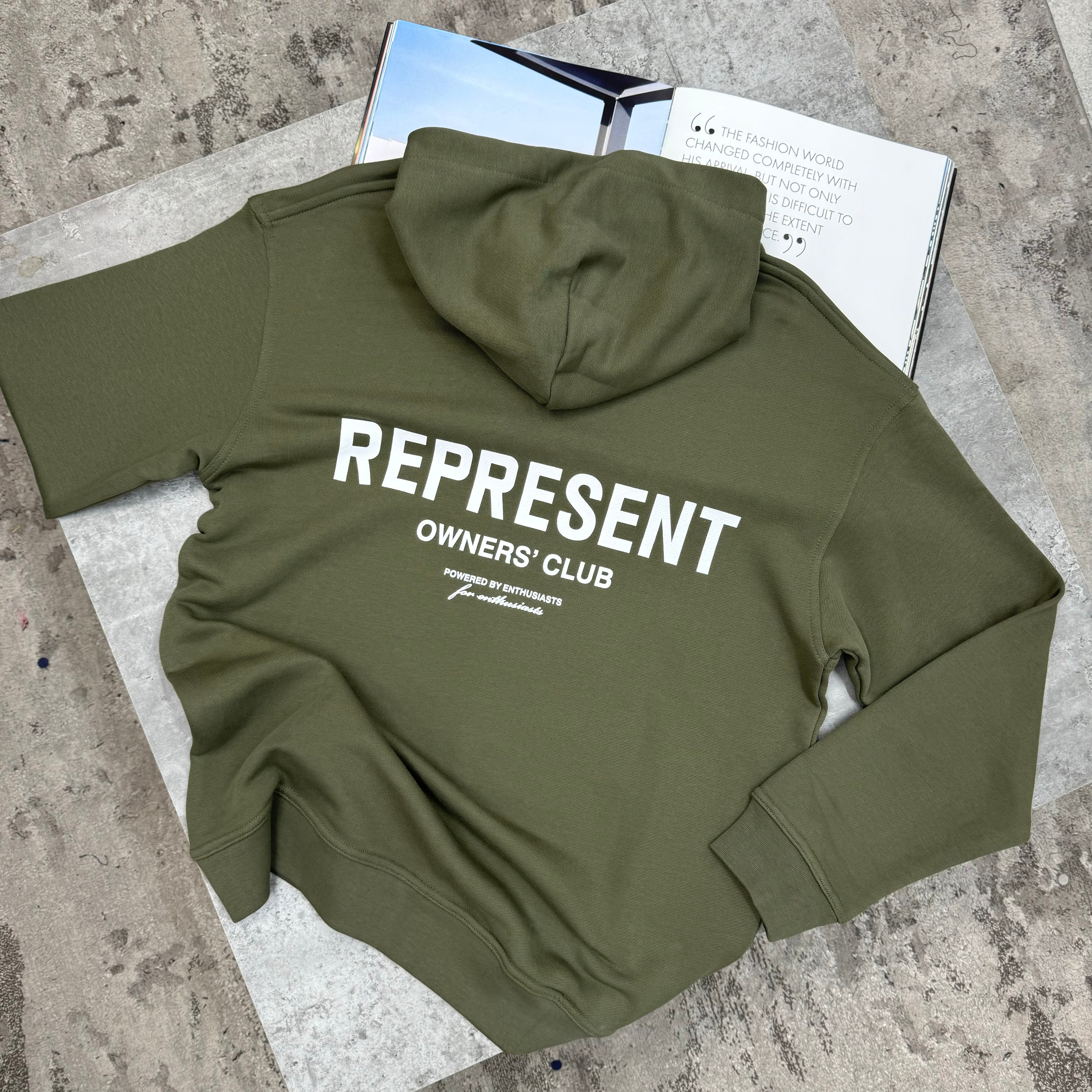 REP - HOODIE - KHAKI