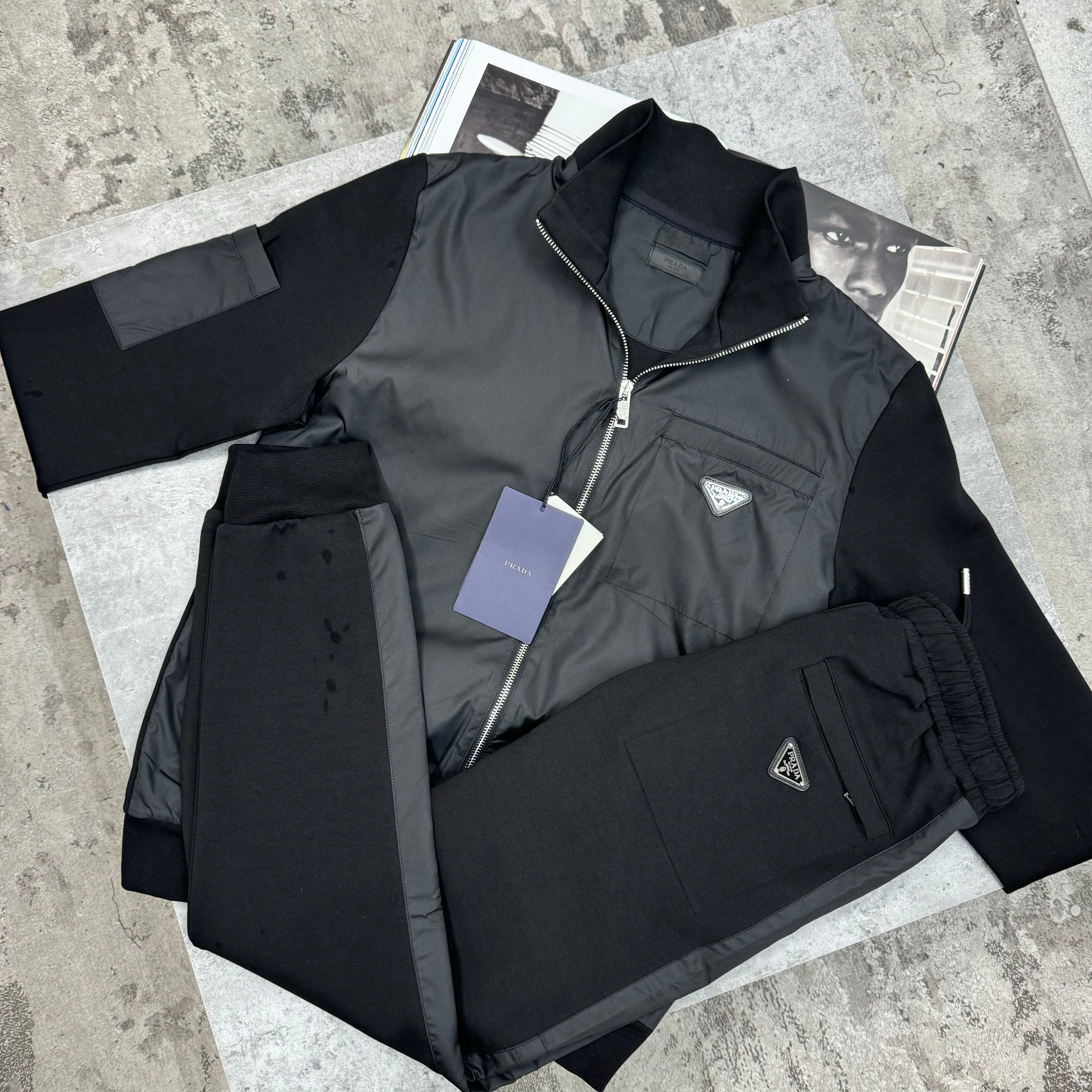 PDA - FULL ZIP TRACKSUIT - BLACK