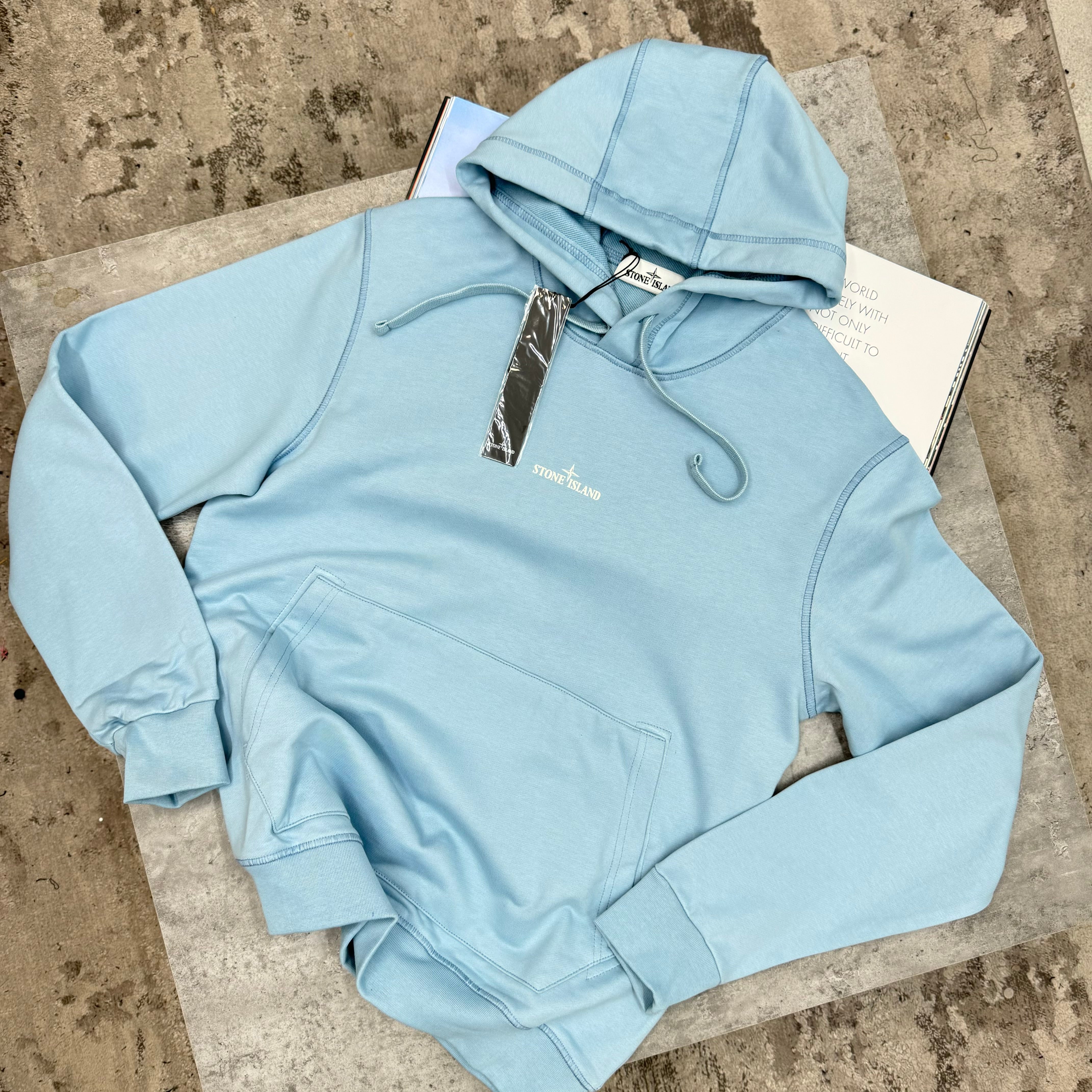 SI - BACK LOGO HOODIE - SKY BLUE