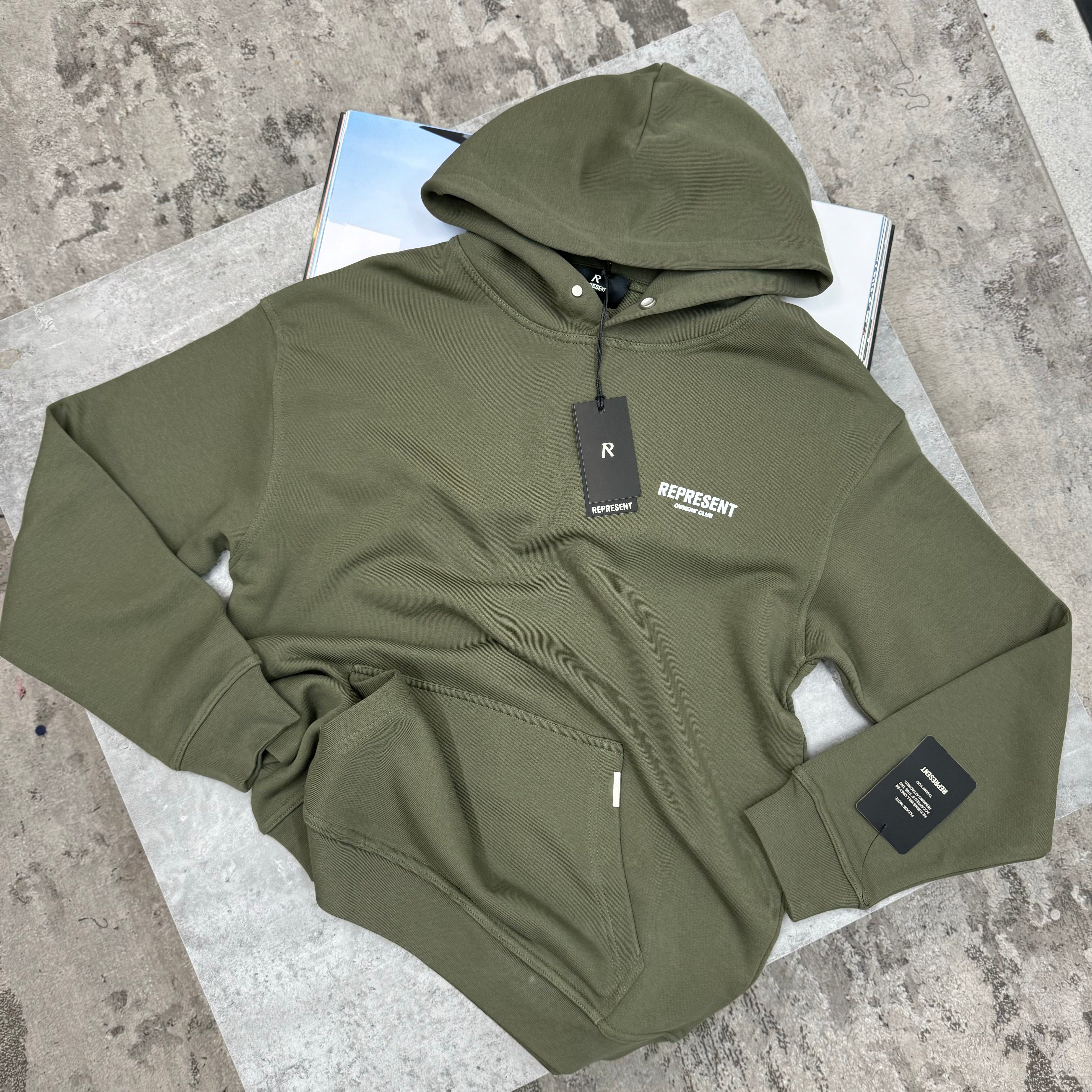 REP - HOODIE - KHAKI